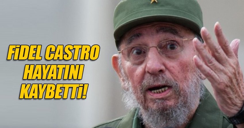 Küba devriminin lideri Fidel Castro hayatını kaybetti
