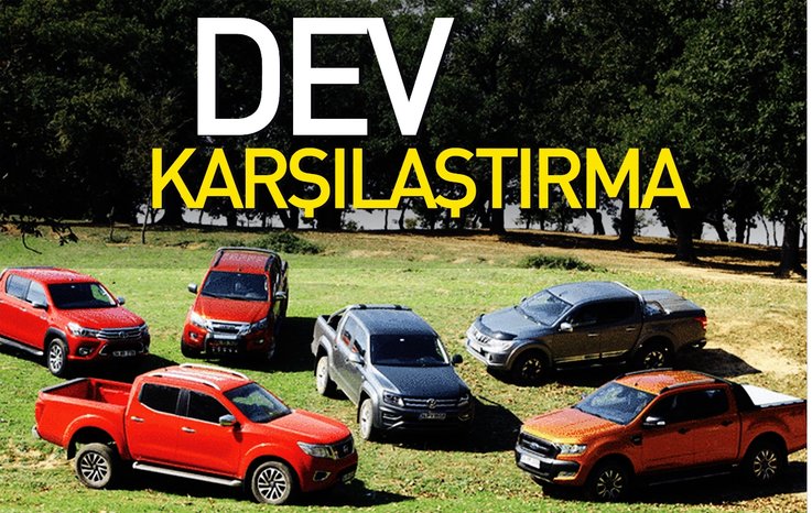 KARŞILAŞTIRMA · FORD RANGER, ISUZU D-MAX, MİTSUBİSHİ L200, NİSSAN NAVARA, TOYOTA HİLUX,VW AMAROK
