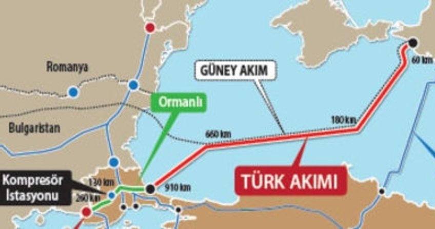 Türk Akımı Projesi'nde hat paylaşımı