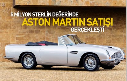 5 milyon sterlin değerinde Aston Martin satışı gerçekleşti