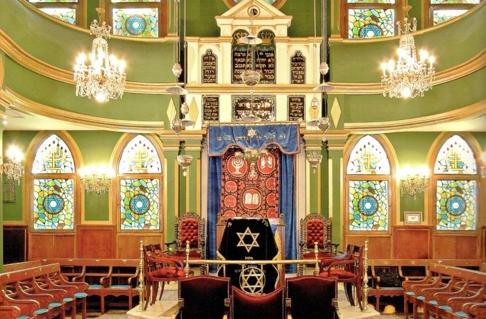 An Italian synagogue in Galata, Istanbul.