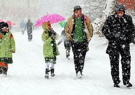Pazartesiye kadar okullar tatil! İşte kar tatili olan iller(15.12.2016)