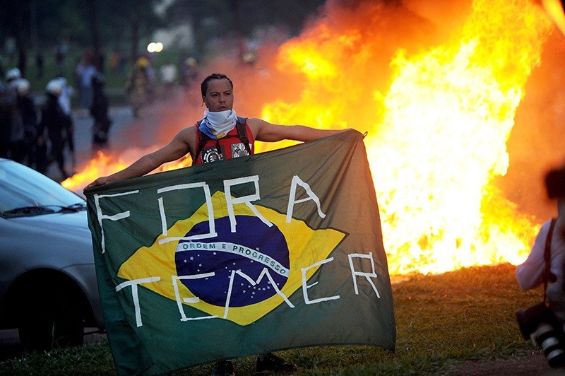 Protests In Brazil  Brazilian-protestors-clash-with-police-outside-congress-1480484260291