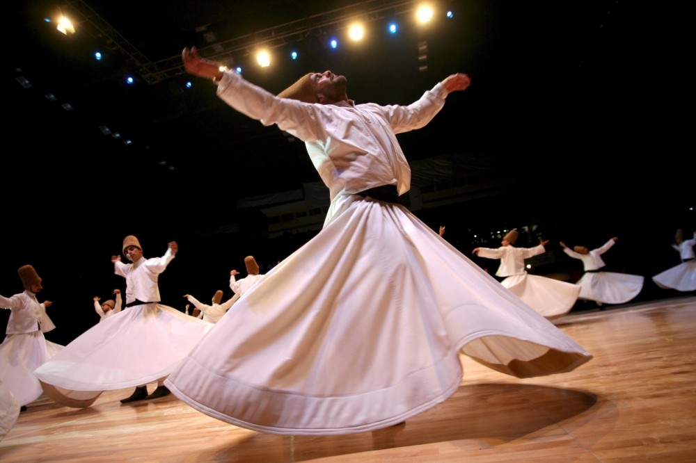 The whirling dervishes from Turkey visit Pakistan every year, and performances are attended by thousands of people, including art and music lovers.