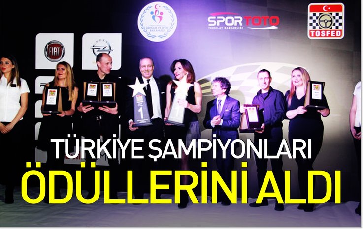 TÜRKİYE ŞAMPİYONLARI ÖDÜLLERİNİ ALDI