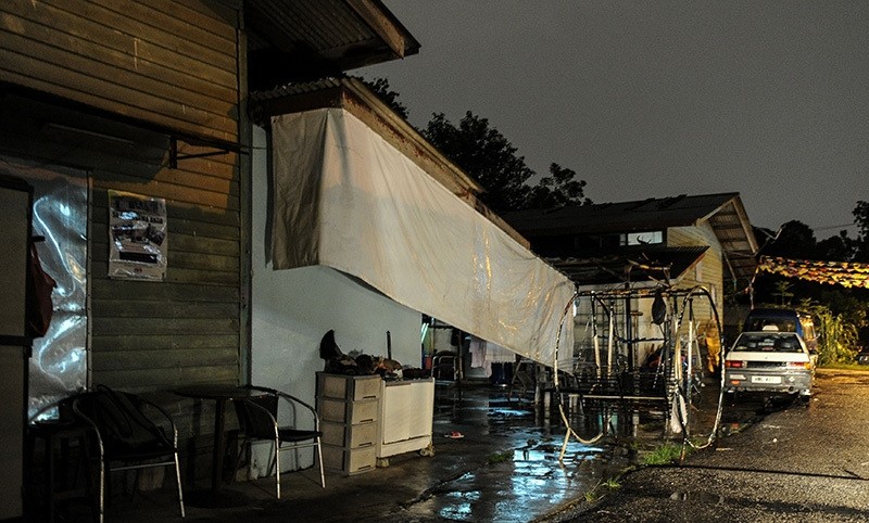 This picture shows an area where British child sex-abuser Richard Huckle roamed the streets taking pictures of children in this predomintly poor Indian community, according to witnesses, in Kuala Lumpur on June 3, 2016 (AFP Photo