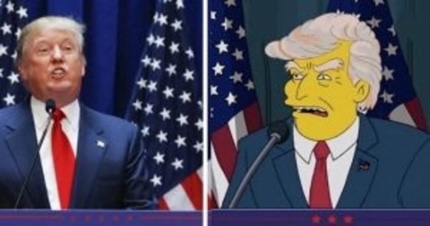 Simpsons, Trump'ı 16 yıl önce 'ABD Başkanı' olarak gördü