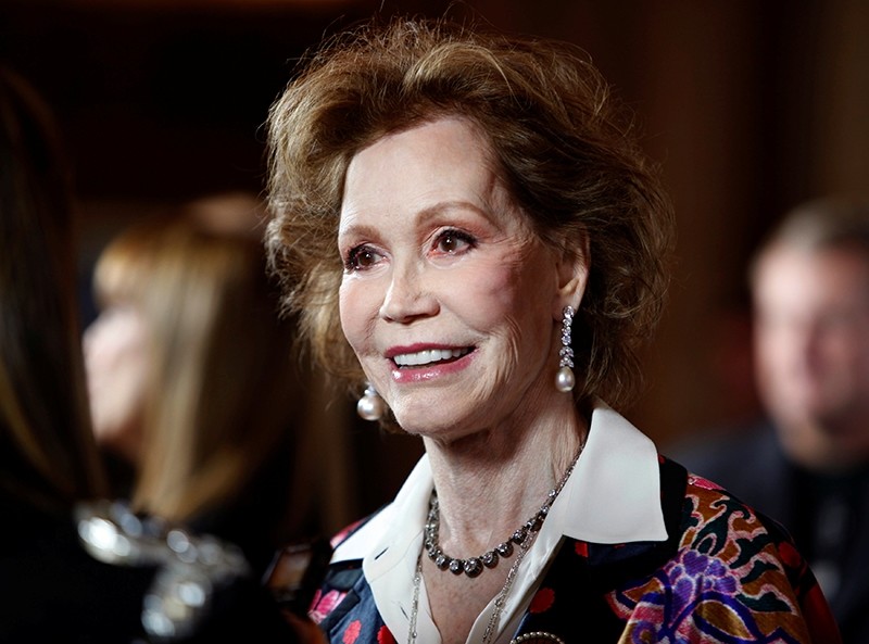 Actress Mary Tyler Moore arrives for the taping of ,Betty White's 90th Birthday: A Tribute to America's Golden Girl, in Los Angeles January 8, 2012 (Reuters Photo)