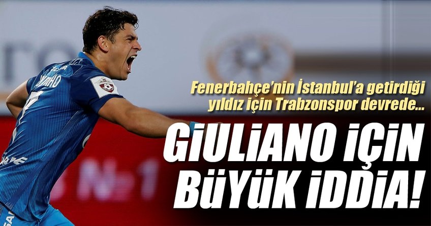 Fenerbahçe'nin sağlık kontrolünden geçirdiği Giuliano, Trabzonspor ile anlaştı!