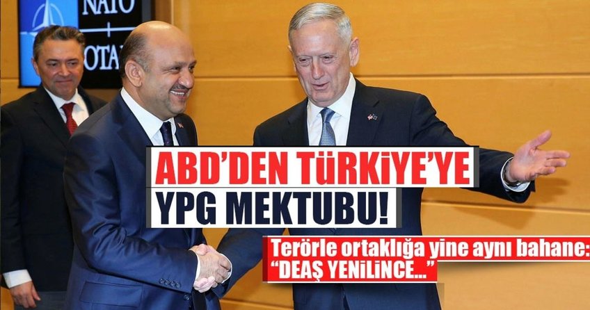 ABD’den Türkiye’ye YPG mektubu