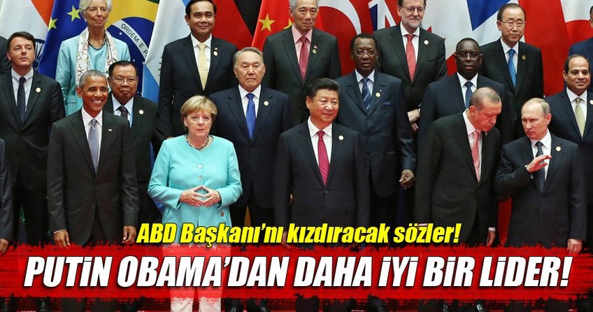 Trump: Putin, Obama'dan daha iyi lider