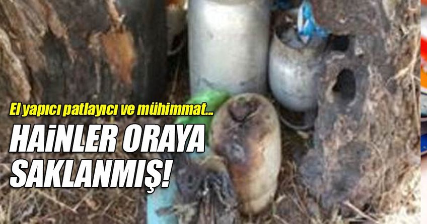 Varto´da 11 el yapımı patlayıcı ve mühimmat ele geçirildi
