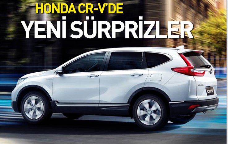 HONDA CR-V’DE YENİ SÜRPRİZLER