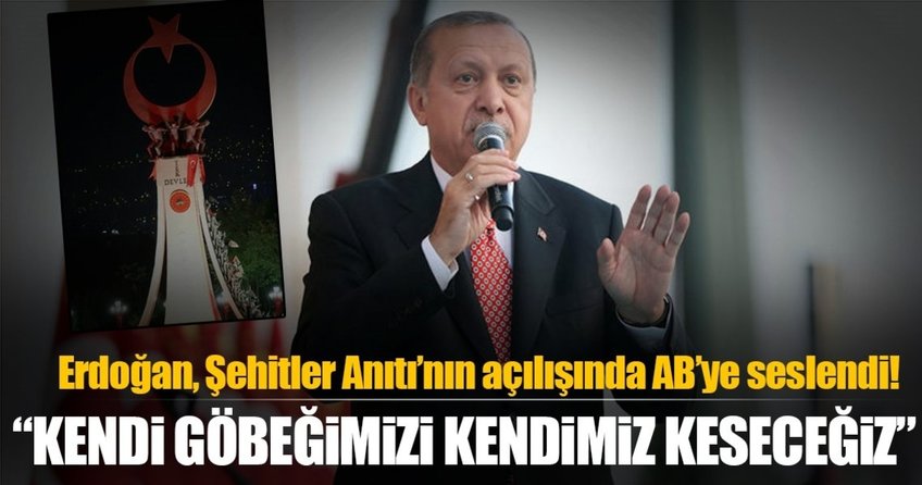 Cumhurbaşkanı Erdoğan Avrupaya seslendi