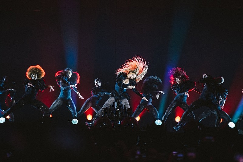  Beyonce performs during the Formation World Tour at Telia Parken on Sunday, July 24, 2016 in Copenhagen, Denmark. (Invision for Parkwood Entertainment/AP Photo)