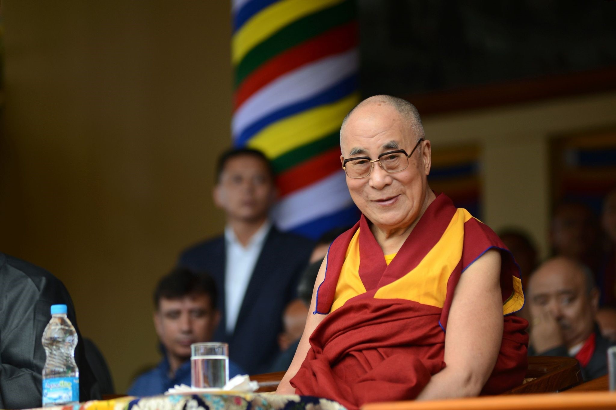  Dalai Lama attending an event to celebrate President Barack Obama will meet the Dalai Lama at the White House on June 15, 2016 (AFP PHOTO)