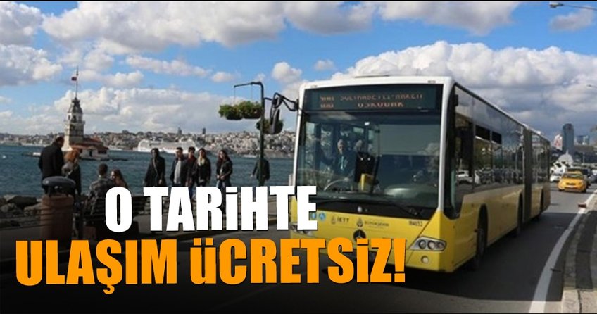İstanbul'da Eğitim yılının ilk gününde ulaşım ücretsiz