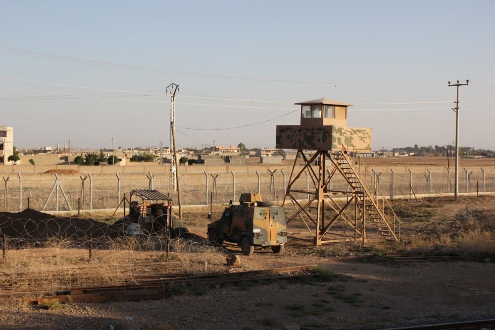 A border outpost in the province of u015eanlu0131urfa manned by soldiers. Gu00fclenists are accused of stalling the efforts to improve the security on country's Syrian and Iraqi borders.