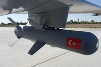 In April, the Bayraktar hit a target with an MAM-L smart ammunition projectile manufactured in collaboration with Kale-Baykar. (IHA Photo)