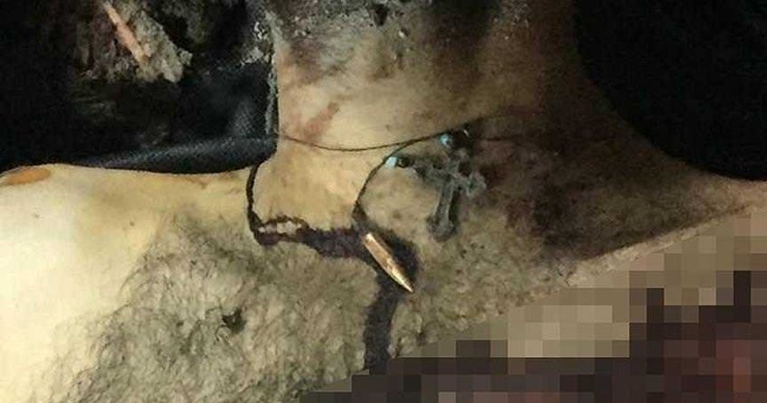 Etkisiz hale getirilen teröristin boynunda haç kolye bulundu