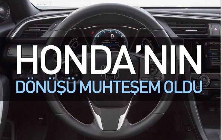 HONDA'NIN DÖNÜŞÜ MUHTEŞEM OLDU