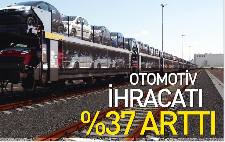 OTOMOTİV İHRACATI YÜZDE 37 ARTTI