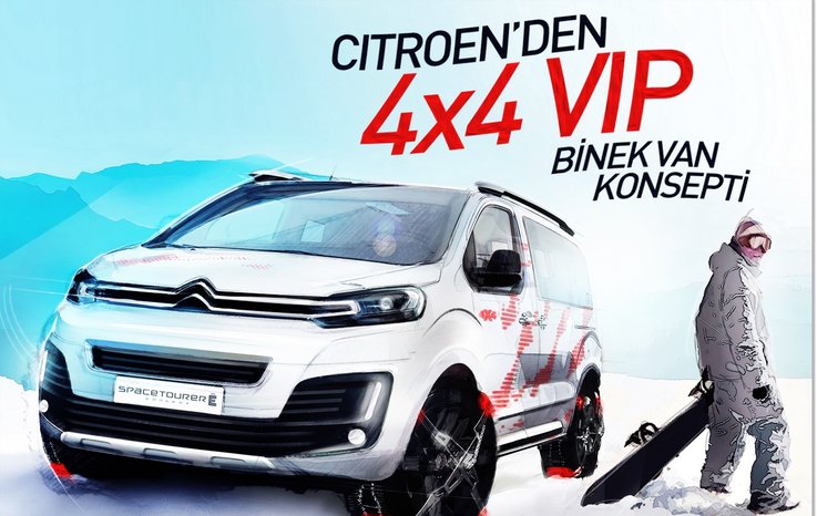 CİTROEN’DEN 4×4 VIP BİNEK VAN KONSEPTİ
