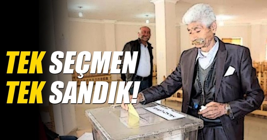 Tek seçmen tek sandık!