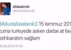 Teğmenden darbe tweet’i!