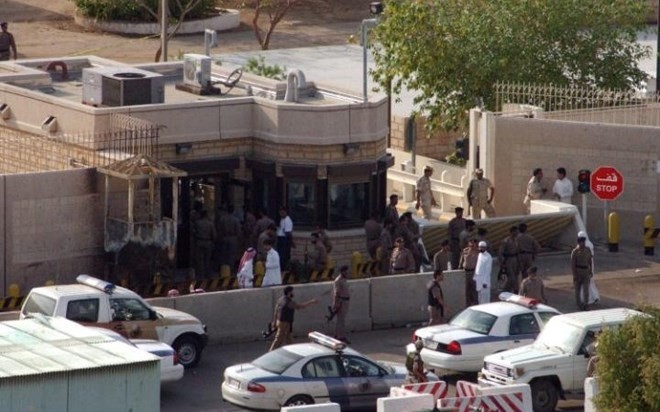 US consulate in Jedday, Saudi Arabia (AP Photo)