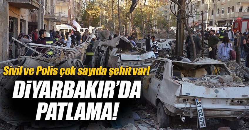 Diyarbakır'da patlama meydana geldi