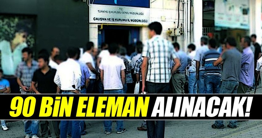 Kamuda 90 bin yeni eleman alımı!