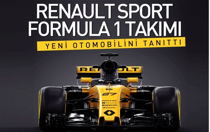RENAULT SPORT FORMULA 1 TAKIMI YENİ OTOMOBİLİNİ TANITTI