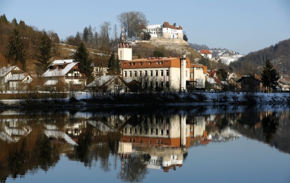 Slovenian town of Sevnica where Melania Trump was born. The new first lady of  the U.S. became a permanent resident in 2001 and a citizen in 2006. She was a Milan-based model before marry American president of the U.S Donald Trump in 1998.