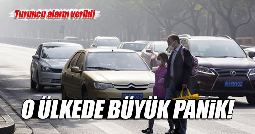 Çin'in kuzeyinde turuncu alarm!