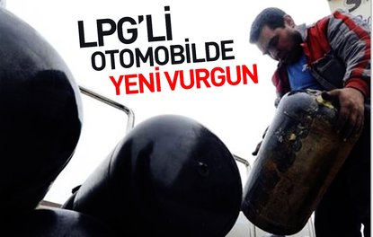 LPG’li otomobilde ‘piknik tüp’ vurgunu