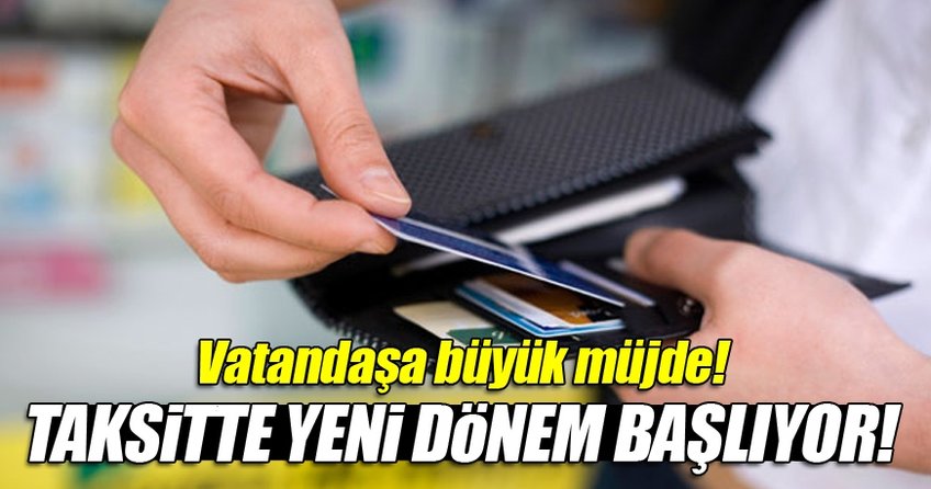 Market alışverişlerinde kredi kartıyla taksit imkanı
