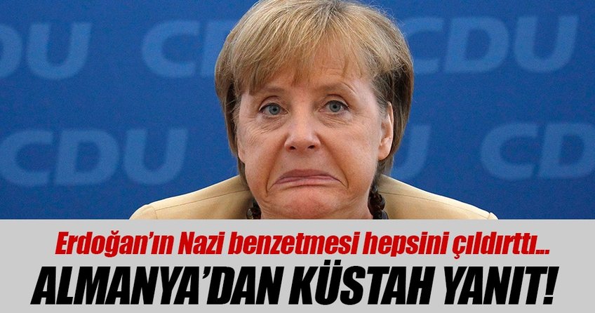 Almanyadan Nazi sözlerine küstah yanıt