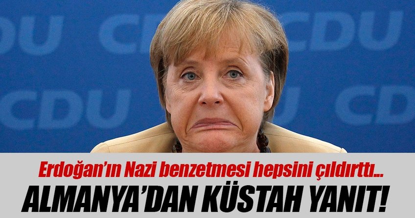 Almanya’dan ’Nazi’ sözlerine küstah yanıt