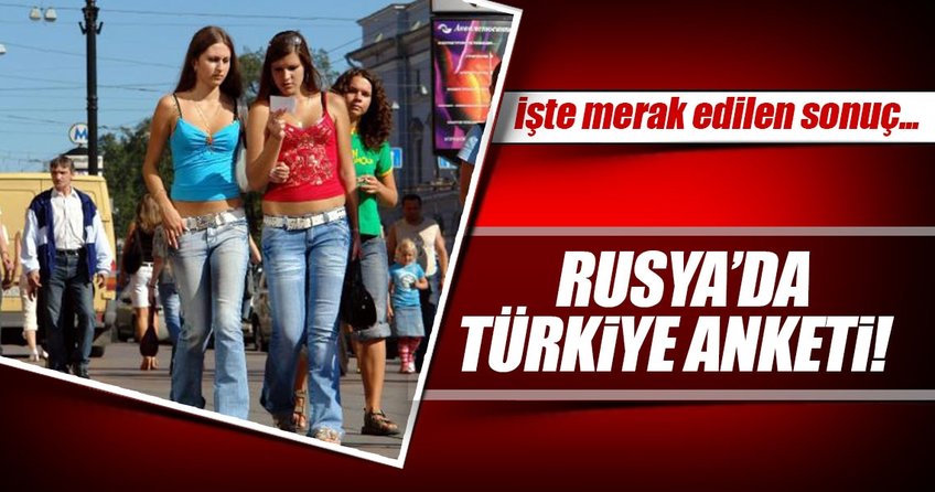 Rusya’da Türkiye anketi