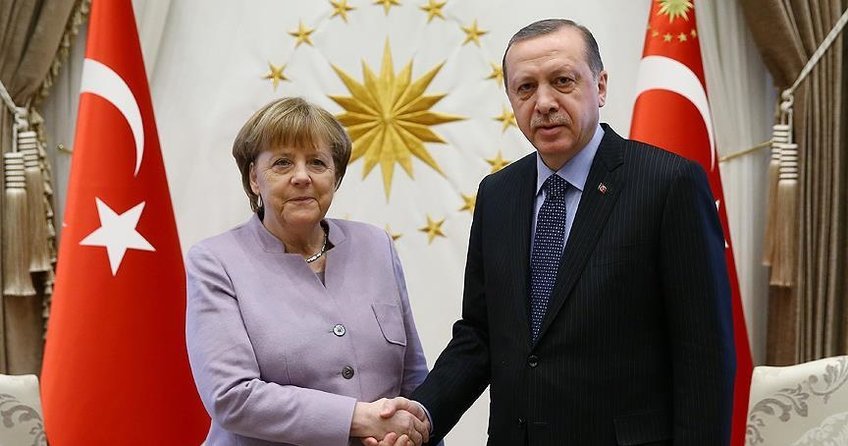 Erdoğan ve Merkel görüşmesinde ’toprak bütünlüğü’ vurgusu
