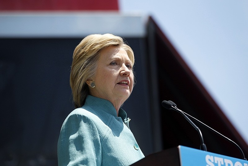Democratic presidential candidate Hillary Clinton speaks on the Boardwalk in Atlantic City, N.J., Wednesday, July 6, 2016. (AP Photo)