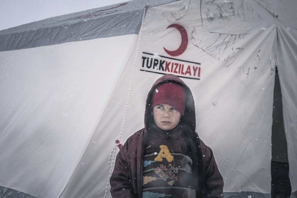 The Turkish Red Crescent, along with other Turkish NGOs, are currently working to set up a tent camp in Idlib where up to 20,000 Aleppo evacuees are expected to be settled in.