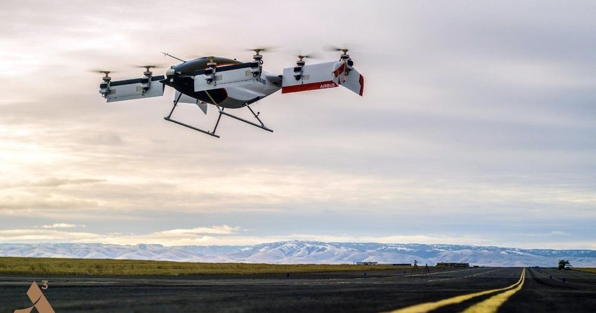 Airbus elektrikli uçan taksinin görüntülerini yayınladı