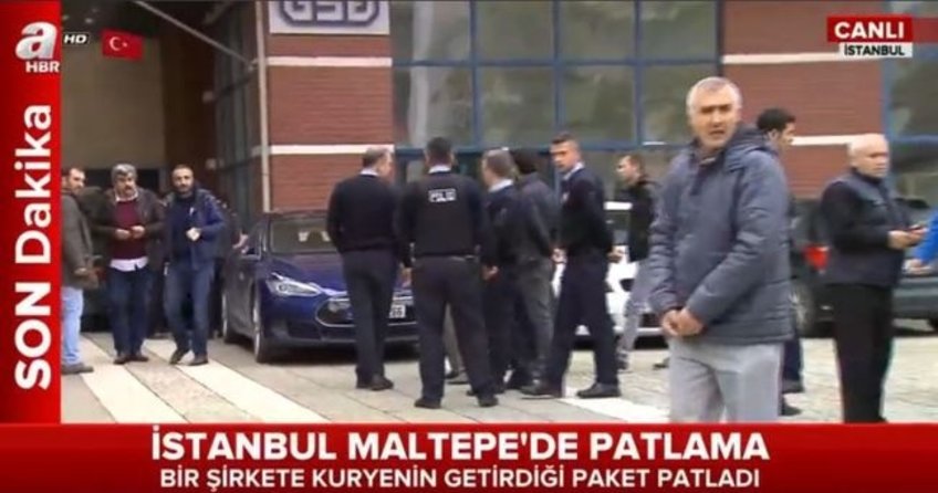 İstanbul Maltepe'de bir şirkette patlama!