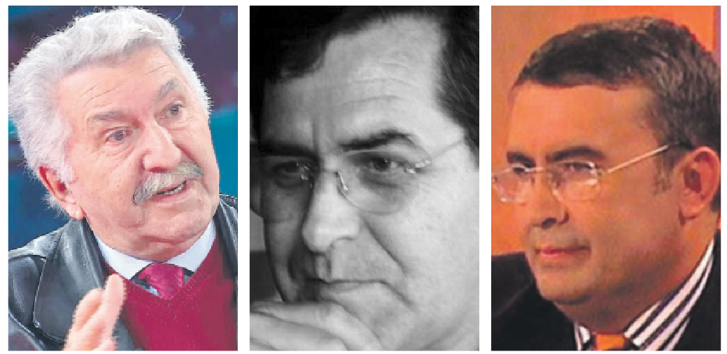 Aytunu00e7 Altu0131ndal (L), Haydar Meriu00e7 (C) and Necip Hablemitou011flu
