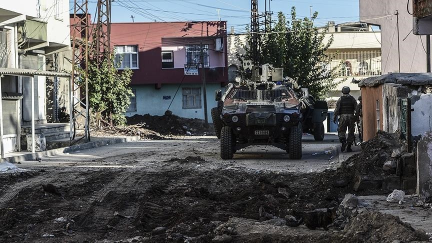 Barricades were erected and ditches dug by the PKK last year in order to prevent Turkish security forcesu2019 entrance to cities in southeastern Turkey. (AA Photo)