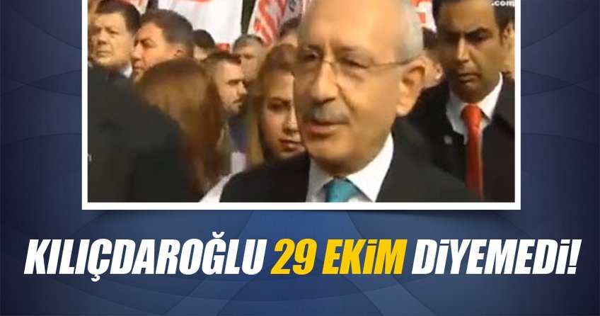 Kılıçdaroğlu'nun gazetecilere yaptığı konuşma sırasında dili sürçtü.