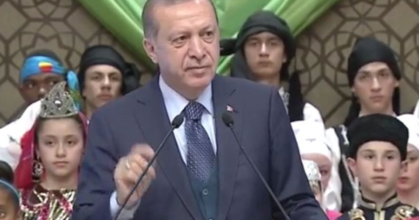 Cumhurbaşkanı Erdoğan: Çocuğun olduğu yerde biz başka bir ölçü aramayız