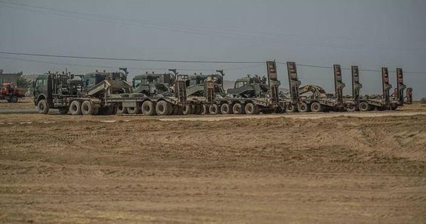 Tanklar sınırda bekliyor